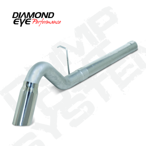 GMC 3500 Performance Exhaust - Diamond Eye Performance - DPF Back, Single Turn Down, Aluminized - `11-`15